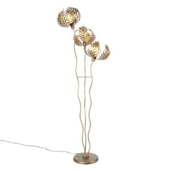 Vintage állólámpa arany 182 cm 3-lámpás - Botanica kép