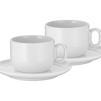 WMF WMF BARISTA 2 db cappuccino csésze aljjal, 160 ml, fehér  kép