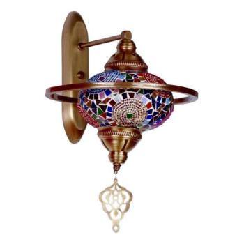  YENI fali lámpatest 1xE27/40W/230V, bronz  kép