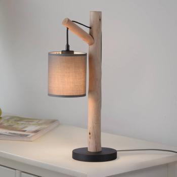 Zöld Tribu asztali lámpa, papír, fa, magasság 53 cm kép