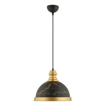  Zsinóros csillár MONZA 1xE27/40W/230V átmérő 29 cm fekete/bronz  kép