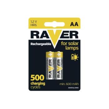  2 db tölthető elem AA RAVER NiMH/1,2V/600 mAh  kép