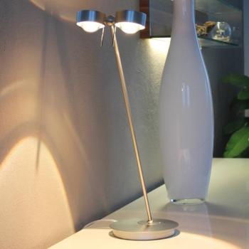 2-lámpás asztali lámpa PUK TABLE, króm kép