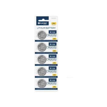  5 db lítium gomb elem CR2032 BLISTER 3V  kép
