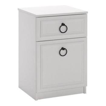 Adore Furniture Éjjeliszekrény 63x40 cm fehér  kép