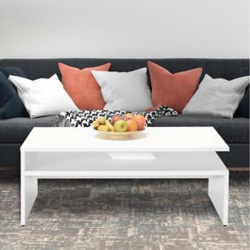 Adore Furniture Kávésasztal 42x110 cm fehér  kép