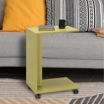 Adore Furniture Kisasztal 65x35 cm zöld  kép