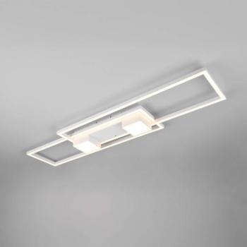 Albany LED mennyezeti lámpa, fehér, 100 x 28 cm, alumínium, CCT, kép