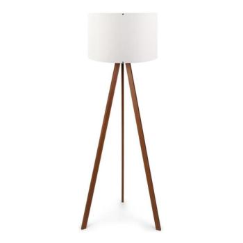  Állólámpa AYD 1xE27/60W/230V fehér/barna  kép