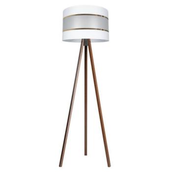  Állólámpa CORAL 1xE27/60W/230V barna/fehér/arany  kép