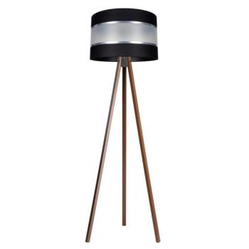  Állólámpa CORAL 1xE27/60W/230V barna/fekete/króm  kép