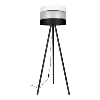  Állólámpa CORAL 1xE27/60W/230V wenge/fekete/fehér/arany  kép