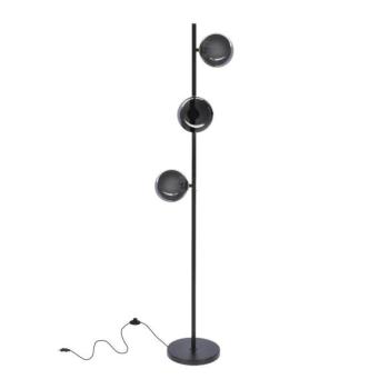  Állólámpa KAMA 3xG9/28W/230V fekete/füstös fekete  kép