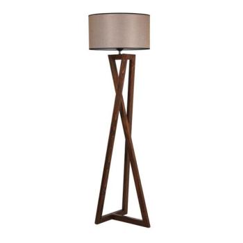  Állólámpa MACKA 1xE27/60W/230V bézs/barna  kép