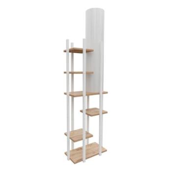  Állólámpa polcokkal VOGUE 1xE27/40W/230V 160 cm fehér  kép