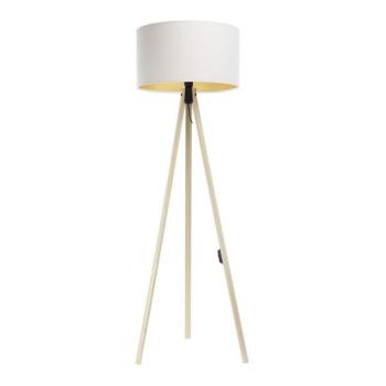  Állólámpa STANDART 1xE27/60W/230V fehér/bézs  kép