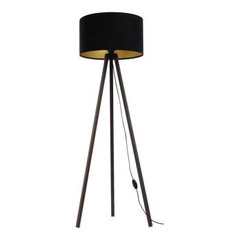  Állólámpa STANDART 1xE27/60W/230V fekete/barna  kép