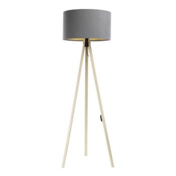  Állólámpa STANDART 1xE27/60W/230V szürke/bézs  kép