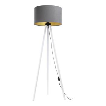  Állólámpa STANDART 1xE27/60W/230V szürke/fehér  kép