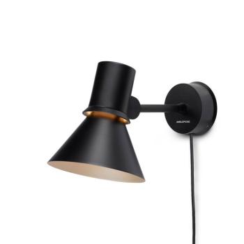 Anglepoise 80 W1 típusú fali lámpa, dugós, fekete kép