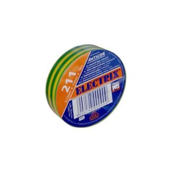   AP01 − Szigetelő szalag ELECTRIX 15mm x 10 m sárgászöld  kép
