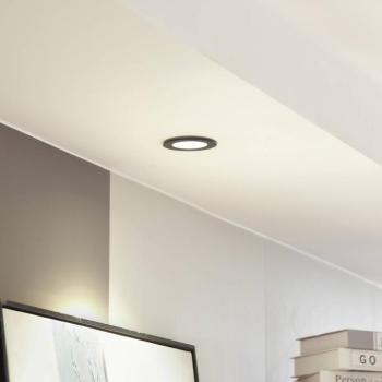 Arcchio LED-es Aryx downlight, fekete, 3000K kép