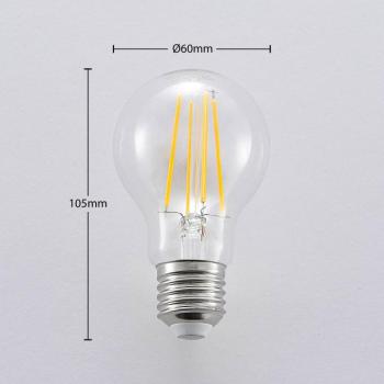 Arcchio LED izzó, izzószál, E27, 6,5W, világos, 2.700K kép