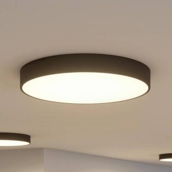 Arcchio LED mennyezeti lámpa Noabelle, Ø 80 cm, fekete, fém kép
