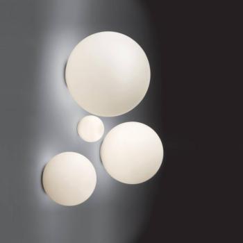 Artemide Dioscuri fali lámpa, IP44, Ø 14 cm kép
