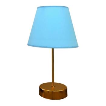  Asztali lámpa 1xE27/60W/230V kék/réz  kép