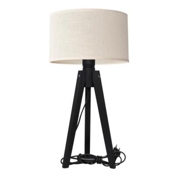  Asztali lámpa ALBA 1xE27/15W/230V krémes/fenyő  kép