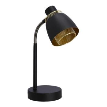  Asztali lámpa ALEK 1xE14/40W/230V fekete/arany  kép