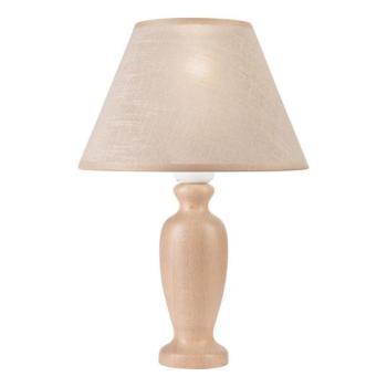 Asztali lámpa AMFORA 1xE27/60W/230V bézs/bükkfa  kép