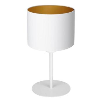  Asztali lámpa ARDEN 1xE27/60W/230V á. 18 cm fehér/arany  kép