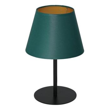  Asztali lámpa ARDEN 1xE27/60W/230V á. 20 cm zöld/arany  kép