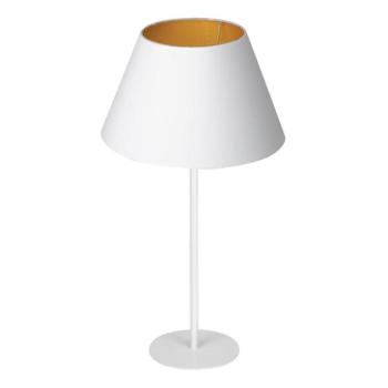  Asztali lámpa ARDEN 1xE27/60W/230V á. 30 cm fehér/arany  kép