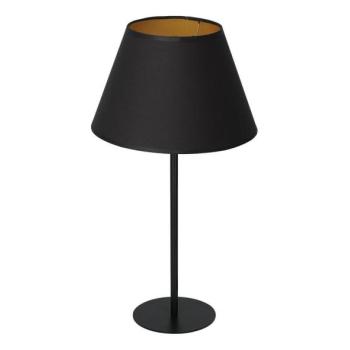  Asztali lámpa ARDEN 1xE27/60W/230V á. 30 cm fekete/arany  kép
