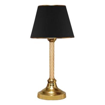  Asztali lámpa AYD 1xE27/40W/230V fekete/arany  kép