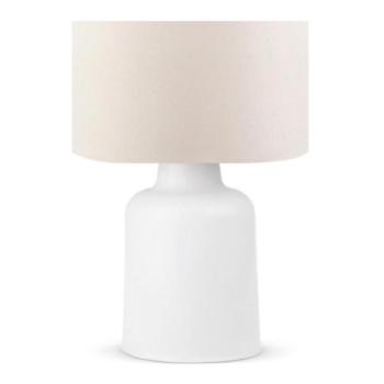  Asztali lámpa AYD 1xE27/60W/230V bézs/fehér  kép