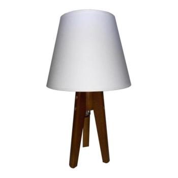  Asztali lámpa CONE 1xE27/60W/230V tölgy fehér  kép