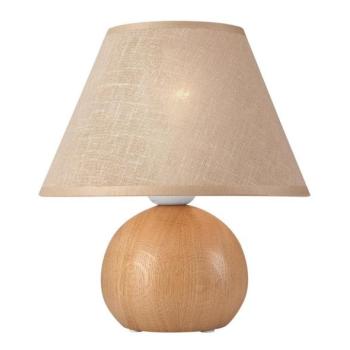  Asztali lámpa JUTA 1xE27 / 60W / 230V tölgy / bézs  kép