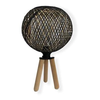  Asztali lámpa JUTE 1xE27/60W/230V  kép