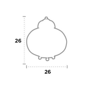 Asztali lámpa Moroccan Fretwork fényes nikkel kép