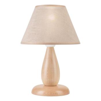  Asztali lámpa PERA 1xE27/60W/230V bézs/bükkfa  kép