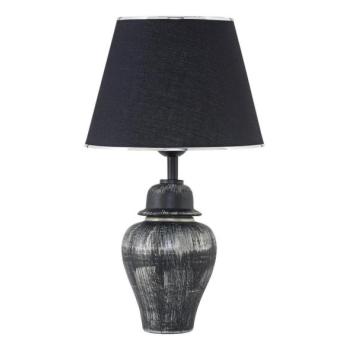 Asztali lámpa RAMZES 1xE27/40W/230V fekete/ezüst  kép