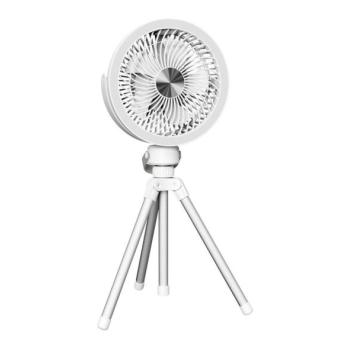  Asztali tölthető látor LED világítással 8W/3,7V 2400 mAh fehér  kép