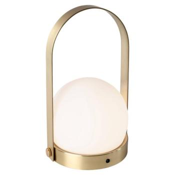 Audo Carrie LED deco világítás, tölthető, sárgaréz kép
