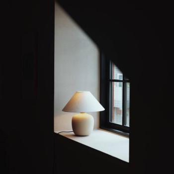 Audo Torso LED asztali világítás fehér/fehér 37 cm kép