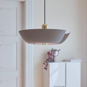 AYTM Cycnus függőlámpa, taupe, Ø 30 cm, alumínium, E27 kép