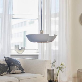 AYTM Cycnus függőlámpa, taupe, Ø 45 cm, alumínium, E27 kép